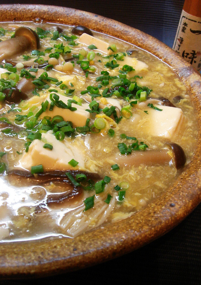きのこと豆腐のたまご煮込み-レシピのメイン写真