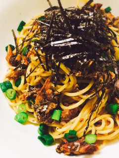 簡単!さんまの蒲焼きパスタ☆-レシピのメイン写真
