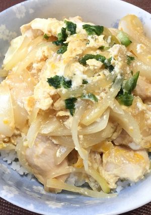 簡単でヘルシーな親子丼!(^^)!-レシピのメイン写真