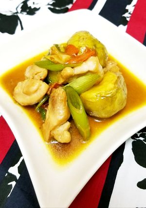 鶏肉とじゃが芋のバターしょう油炒め♪-レシピのメイン写真