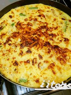 グリルパン♪焼きチーズ×オープンオムレツ-レシピのメイン写真