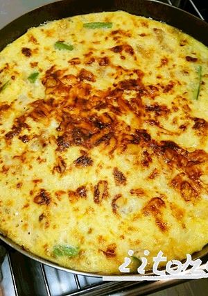 グリルパン♪焼きチーズ×オープンオムレツ-レシピのメイン写真