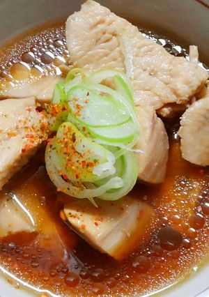 簡単＊節約にも！鶏むね肉の中華風☆醤油煮-レシピのメイン写真