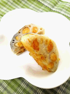シャキシャキ蓮根とモチモチ海老はんぺん-レシピのメイン写真