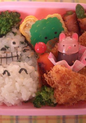 トトロ弁当　２　　キャラ弁-レシピのメイン写真