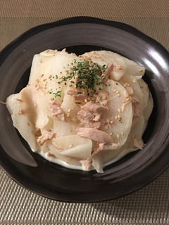 簡単10分!スライス大根とツナのサラダ♡-レシピのメイン写真