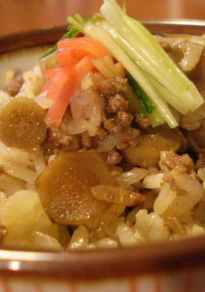 ✿椎茸入り牛しぐれ煮の混ぜご飯✿-レシピのメイン写真