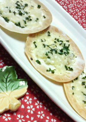 餃子の皮で♡オニオンチーズの♥簡単ピザ♡-レシピのメイン写真
