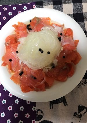 サーモンのカルパッチョ-レシピのメイン写真