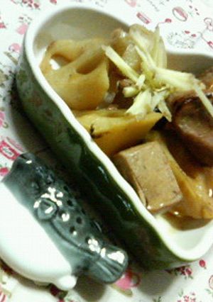 貧血予防♡カツオとレンコンの♥さっぱり煮-レシピのメイン写真