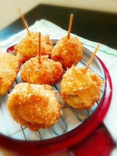 おつまみに。ささみとオリーブのフライ。-レシピのメイン写真