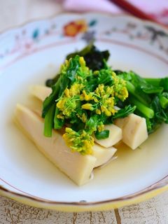 菜の花とわかめのお浸し【作りおき】-レシピのメイン写真