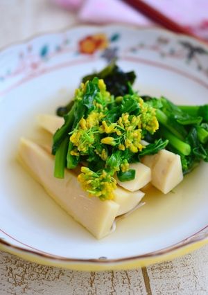 菜の花とわかめのお浸し【作りおき】-レシピのメイン写真