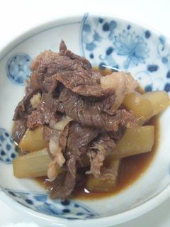 牛肉とうどの煮物-レシピのメイン写真