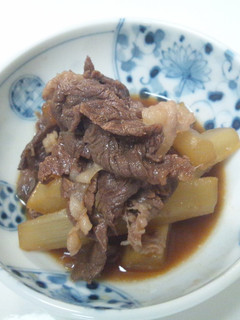牛肉とうどの煮物-レシピのメイン写真