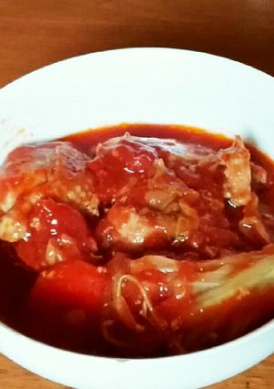 ご飯にかけても美味しい 簡単鶏のトマト煮-レシピのメイン写真