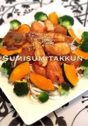 刺身で新玉ねぎのレモンソースサラダ☆-レシピのメイン写真