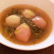 簡単モチモチ団子のシンプルスープ