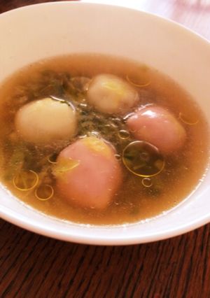 簡単モチモチ団子のシンプルスープ-レシピのメイン写真