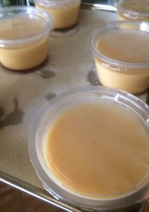 プリン焼成方法①オーブン-レシピのメイン写真