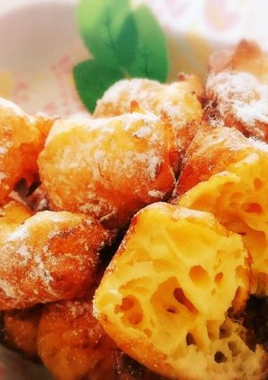 軽〜いのに中はもっちり新食感ドーナッツ♡-レシピのメイン写真