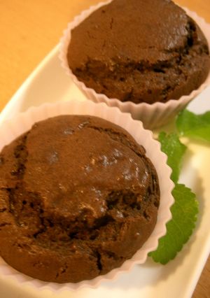 ホットケーキＭＩＸでチョコマロンマフィン-レシピのメイン写真