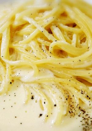 濃厚チーズのクリームスパゲティー-レシピのメイン写真