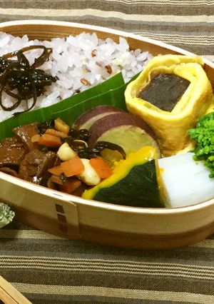 お弁当に甘味を♡羊羹入り卵焼き-レシピのメイン写真