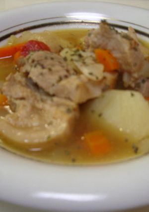 ほろ苦い大人の味☆豚肉のビール煮スープ-レシピのメイン写真