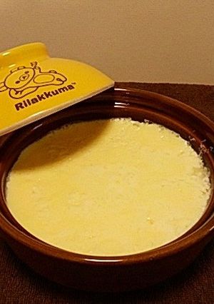 卵３つで１人用土鍋プリン♪簡単・安上がり-レシピのメイン写真