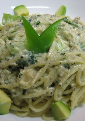 ツナバジルのクリームパスタ-レシピのメイン写真