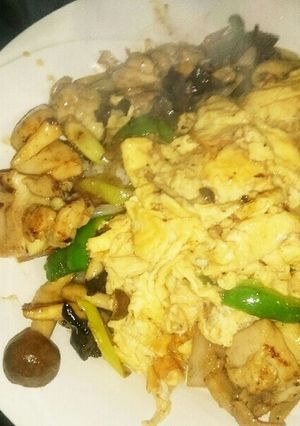 親子丼だけど汁がない❗ふわとろ玉子で。-レシピのメイン写真