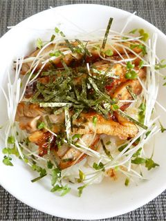 柚子胡椒鶏照り焼き丼-レシピのメイン写真
