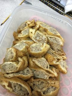 油揚げの肉詰め「卵きんちゃくのアレンジ版-レシピのメイン写真