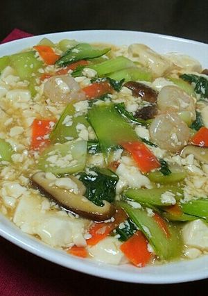 チンゲン菜と豆腐のオイスター煮☆-レシピのメイン写真