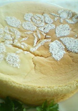 豆乳でチーズケーキ (*^^*)-レシピのメイン写真