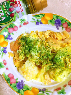 キャベツとシーフードミックス炒め-レシピのメイン写真