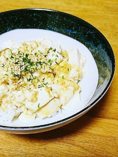 レンジでチン!簡単大雑把豆腐丼-レシピのメイン写真
