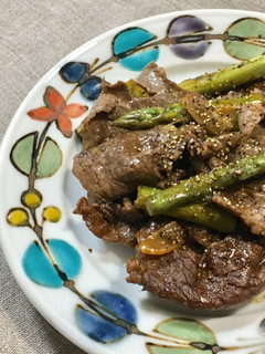 ワインのおつまみに!牛肉のバルサミコ炒め-レシピのメイン写真