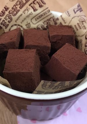 牛乳で生チョコ-レシピのメイン写真