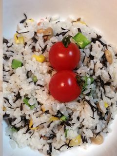 簡単☆ひじきマヨまぜごはん-レシピのメイン写真