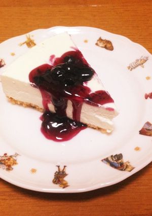 ブルーベリーレアチーズケーキ-レシピのメイン写真