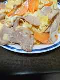 胡麻油香る卵の和え物