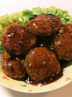 節約⭐もやしのかさ増し照り焼きハンバーグ-レシピのメイン写真