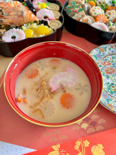 【正月料理】白味噌のお雑煮-レシピのメイン写真