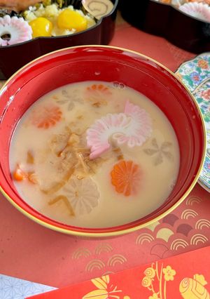 【正月料理】白味噌のお雑煮-レシピのメイン写真