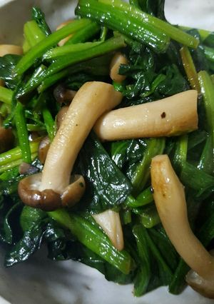 ★ほうれん草とシメジのソテー★-レシピのメイン写真