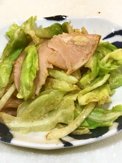 春キャベツとロースハムのサラダ-レシピのメイン写真