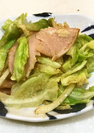 春キャベツとロースハムのサラダ-レシピのメイン写真