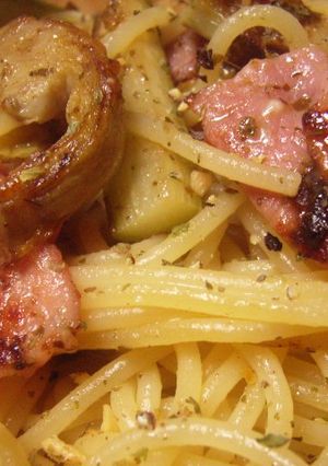 アーティチョークと生ハムのパスタ-レシピのメイン写真